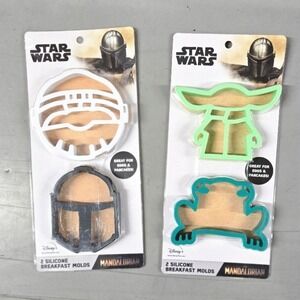 Star Wars Mandalorian Silicone Breakfast Pancake Egg Molds, Grogu New